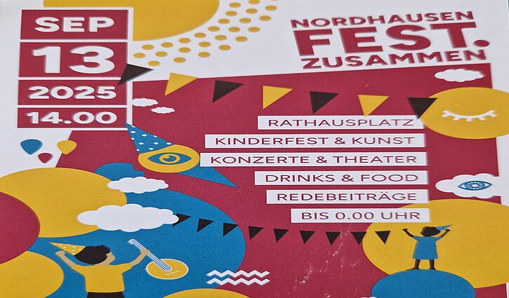offizieller Flyer Demokratiefest