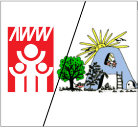 Das Bild zeigt das AWW-Logo sowie das des Advent-Kindergarten e.V.