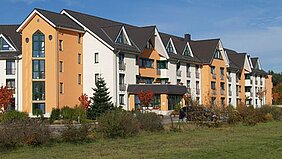 Auf dem Bild ist das Seniorenheim in Friedensau zu sehen.
