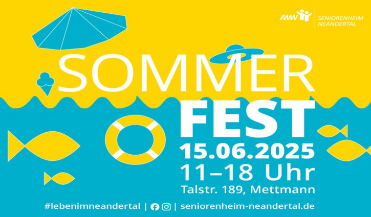 Sommerfest Neandertal Flyer