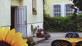 Das Foto zeigt das Übernachtungshaus für wohnungslose Frauen in Leipzig